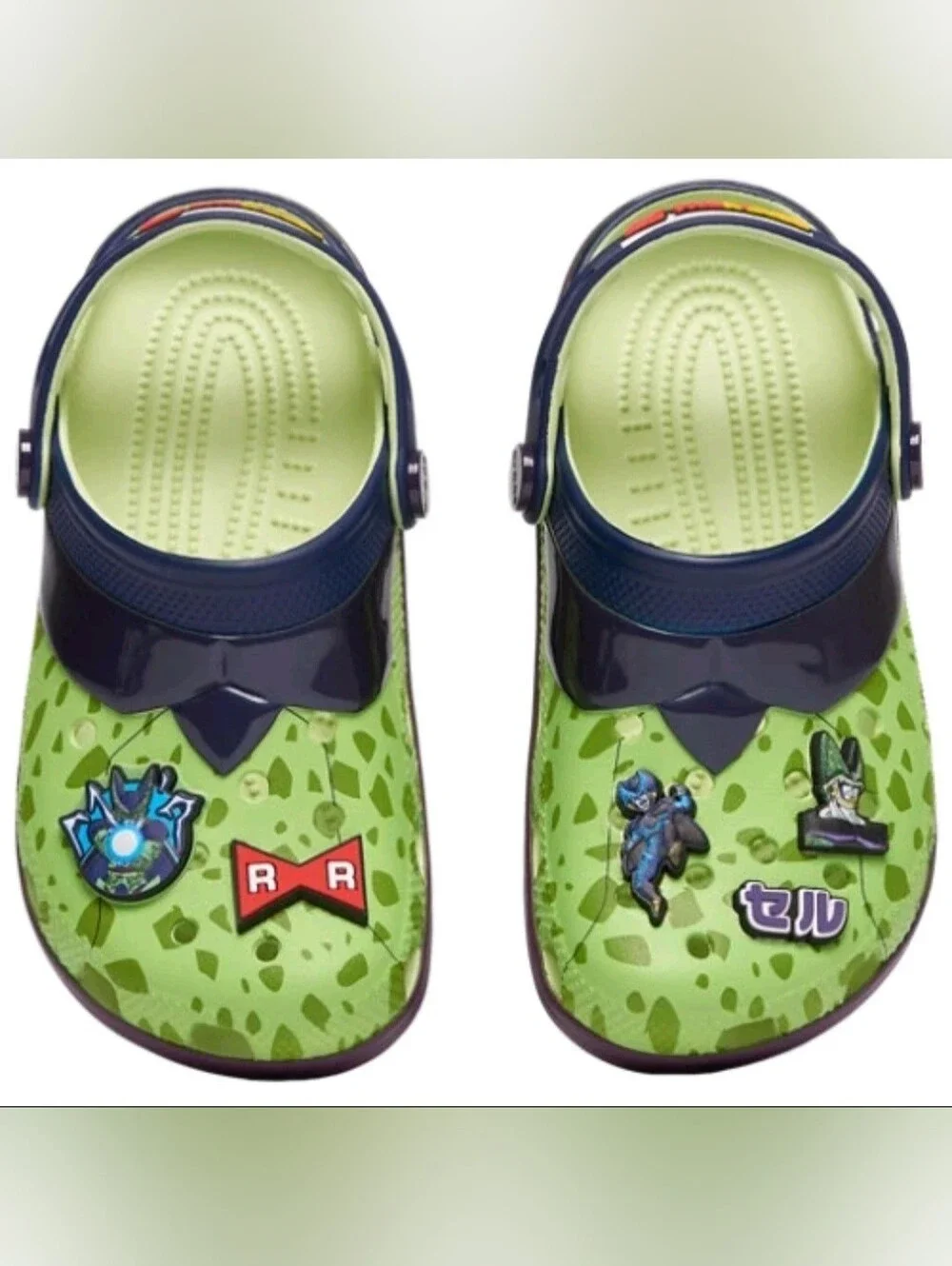 Crocs Cell Dragon Ball Z Classic Clog Unisex Kids Green Purple  211205-90H New